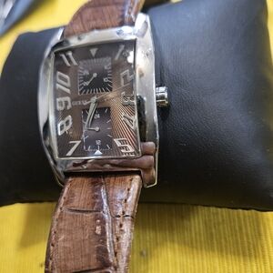 Vintage Guess Steel Tank Watch